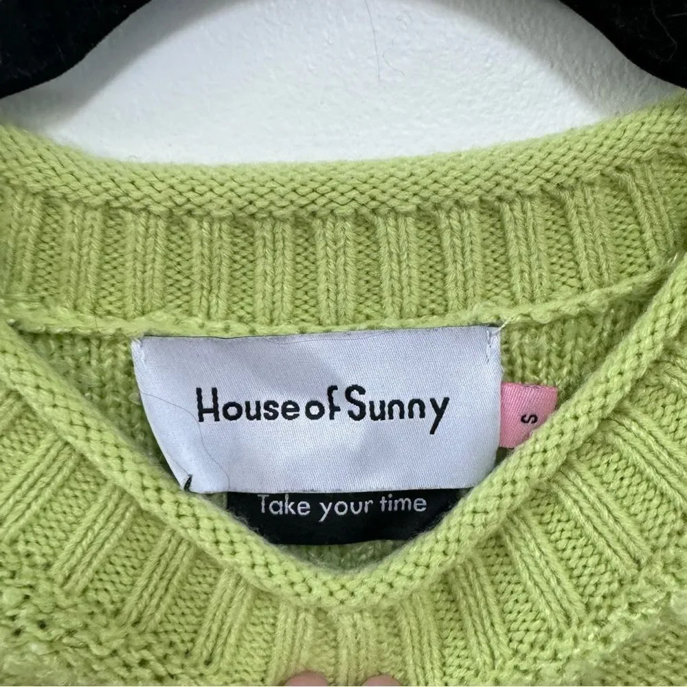 House of Sunny Green Sweater